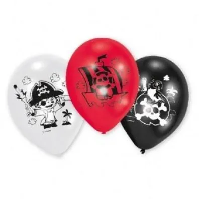 Amscan Balony lateksowe Pirat 22.8cm