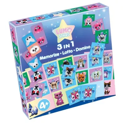 Lumo Stars. Memorize, Lotto, Domino Tactic