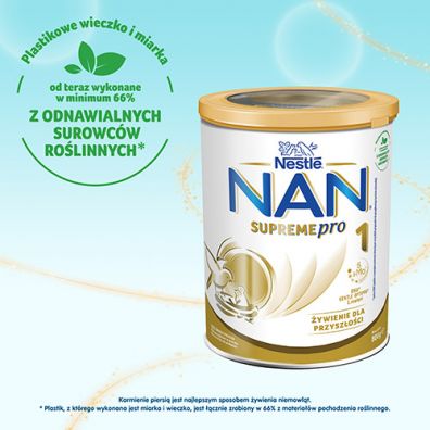 Nestle Nan Supreme Pro 1 HM-O Mleko pocztkowe dla niemowlt od urodzenia 800 g
