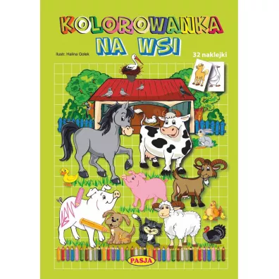 Kolorowanka na wsi - Halina Go�ek