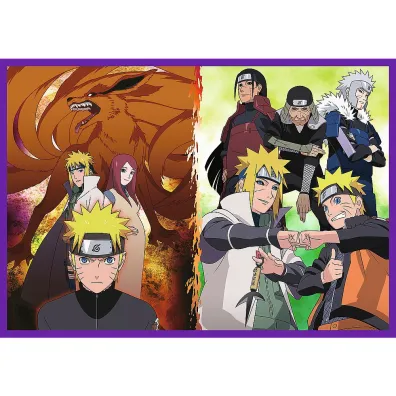 Puzzle 4x250 el. Przygody Naruto Uzumaki Trefl