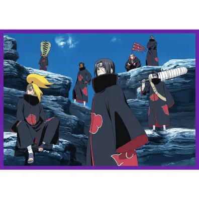 Puzzle 4x250 el. Przygody Naruto Uzumaki Trefl