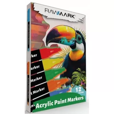 Rawmark Markery akrylowe 12 szt.