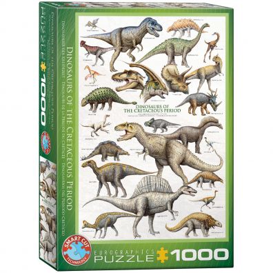 Puzzle 1000 el. Dinosaurs of Cretaceous Period Eurographics