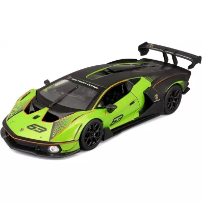 Bburago model lamborghi ni essenza scv12 - metallic green/ black 1:24