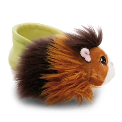 NICI 61334 Maskotka winka morska w kolorze espresso-karmel 12cm w koszyku zielonym