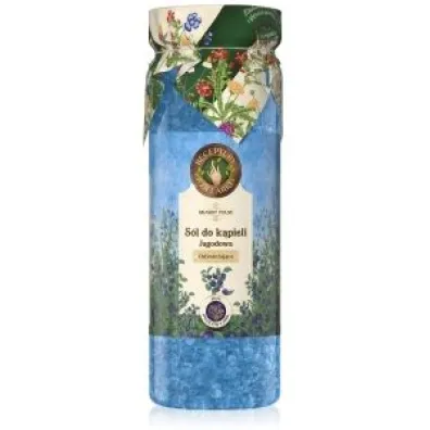 Receptury Zielarki Skarby Polne Od�wie�aj�ca s�l do k�pieli - Jagodowa 700 g