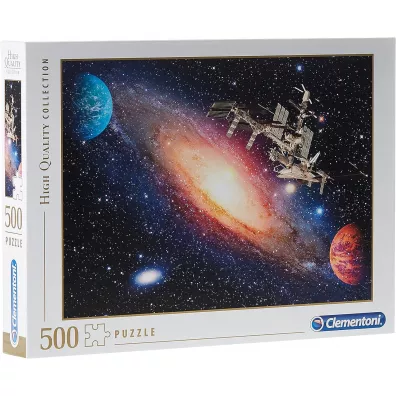 Puzzle 500 el. High Quality Collection. Mi�dzynarodowa stacja kosmiczna Clementoni
