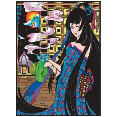 Kolorowanka Welwetowa 47x35cm Ceremonia Herbaty