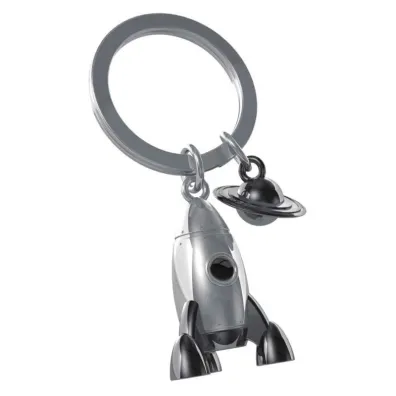 Metalmorphose Brelok do kluczy 3D rakieta z planet�