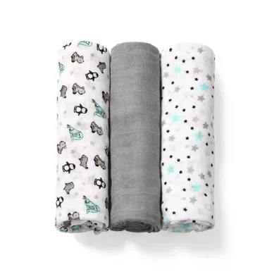 Babyono Naturalne pieluszki z w��kien bambusa organicznego - szare