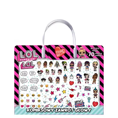 L.O.L. Surprise! Komiksowy zawr�t g�owy. Kocham nakleja�