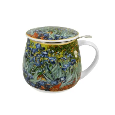 Duo Sp. z o.o. Kubek z zaparzaczem Van Gogh Irises 430 ml