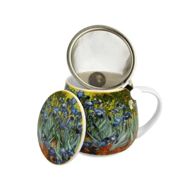 Duo Sp. z o.o. Kubek z zaparzaczem Van Gogh Irises 430 ml