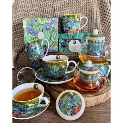 Duo Sp. z o.o. Kubek z zaparzaczem Van Gogh Irises 430 ml