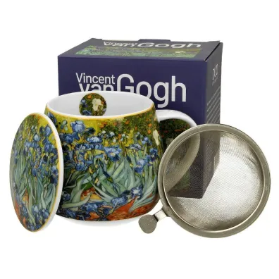 Duo Sp. z o.o. Kubek z zaparzaczem Van Gogh Irises 430 ml