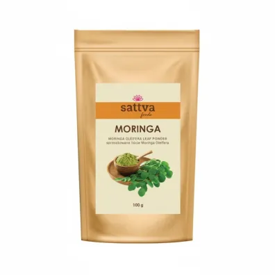 Sattva Foods Moringa proszek suplement diety 100 g