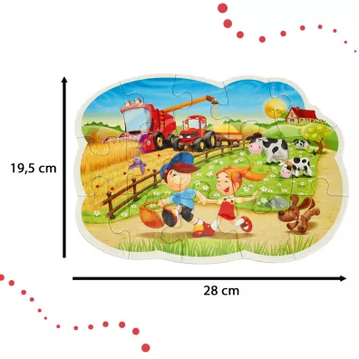 Puzzle 4w1 8+12+15+20 el. Cztery pory roku Castorland