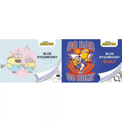Beniamin Blok rysunkowy A4 Minionki bia�y 20 kartek