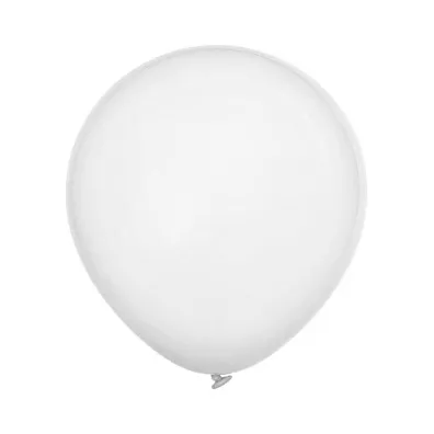 Decomex Balony pastelowe White 100 szt.