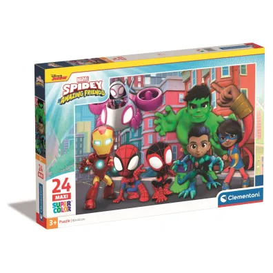 Puzzle 24 el. Maxi SuperColor. Spidey Clementoni
