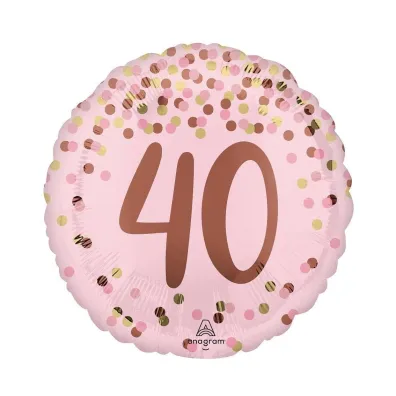 Anagram Balon foliowy Pretty pink 40th Birthday 46cm