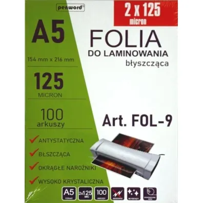 Penword Folia do laminowania A5