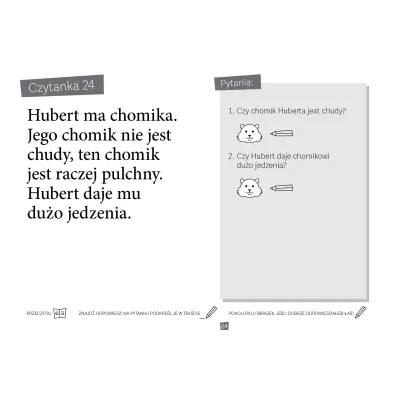 Czytam i odpowiadam na pytania. �wiczenia w czytaniu ze zrozumieniem