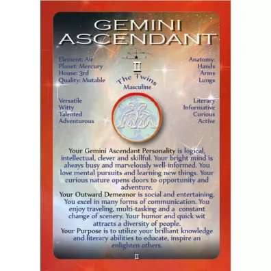 Karty Pozytywna Astrologia. Positive Astrology Cards