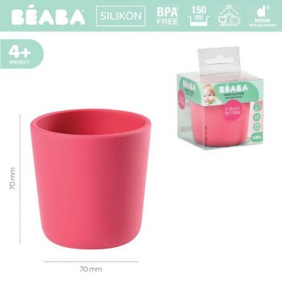 Beaba Silikonowy kubek pink 150 ml