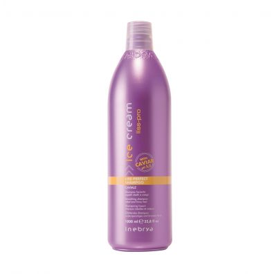 Inebrya Ice Cream Liss Perfect Shampoo szampon wygładzający włosy 1 l