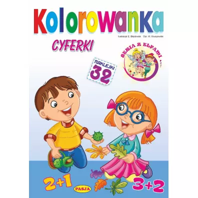 Cyferki. Kolorowanka - Ernest B��dowski, W�odzimierz Kruszewski