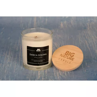 Big Nature wieca sojowa inspiracja zapachowa Black Opium 215 g