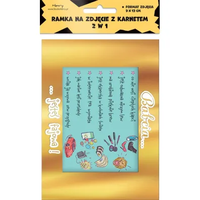 Henry KARNET DZIEN BABCI B6 RAMKA JESTES FAJNA HE PBH