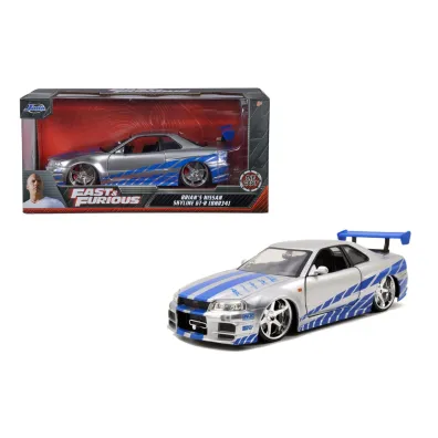 Jada F&F Nissan Skyline GTR silver 1:24 Simba