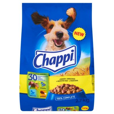 Chappi Karma pełnoporcjowa dla psów z drobiem 2.7 kg