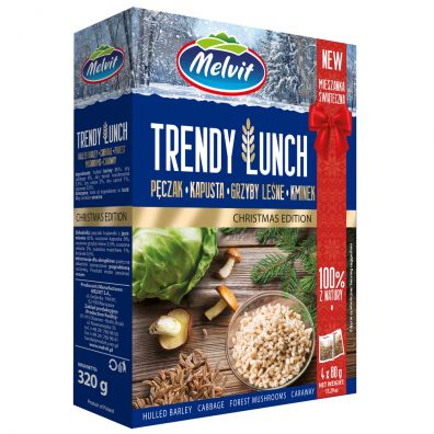 Melvit Trendy lunch pczak, kapusta, grzyby lene, kminek 4 x 80 g