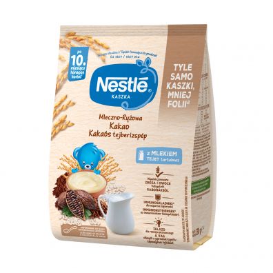 Nestle Kaszka mleczno-ryowa kakao dla niemowlt po 10 miesicu 230 g
