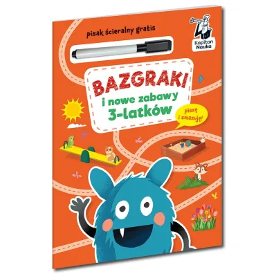 Bazgraki i nowe zabawy 3-latk�w. Kapitan Nauka. Bazgraki