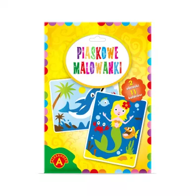 Piaskowe malowanki. Syrenka i Delfin Alexander