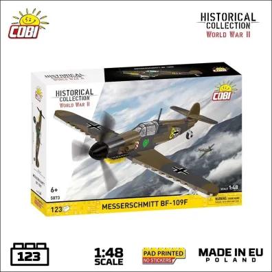 Klocki Historical Collection WWII Messerschmitt Bf-109F 123 kl