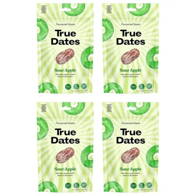 True Dates Daktyle Sour Apple zestaw 4 x 100 g