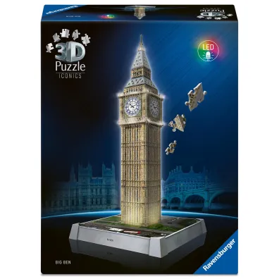 Puzzle 224 el. 3D Iconics Big Ben Ravensburger