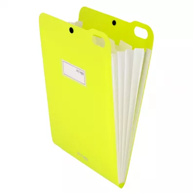 WPC Organizer pionowy Strigo A4 z 5 przek�adkami neonowy zielony