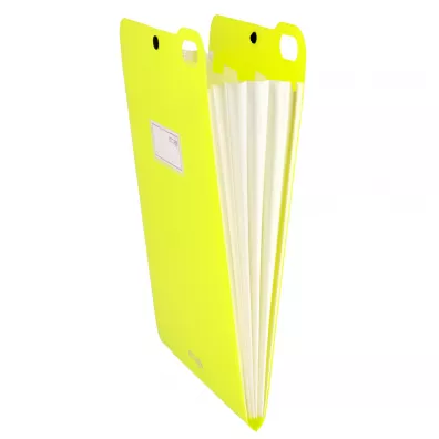 WPC Organizer pionowy Strigo A4 z 5 przek�adkami neonowy zielony