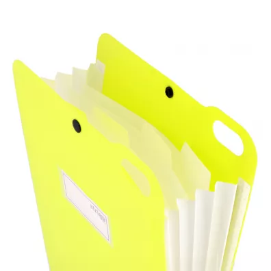 WPC Organizer pionowy Strigo A4 z 5 przek�adkami neonowy zielony