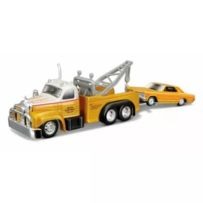 PROMO MAISTO 15055-28 Holownik Mack B-61 1953 + Buick Riviera 1965 1:64