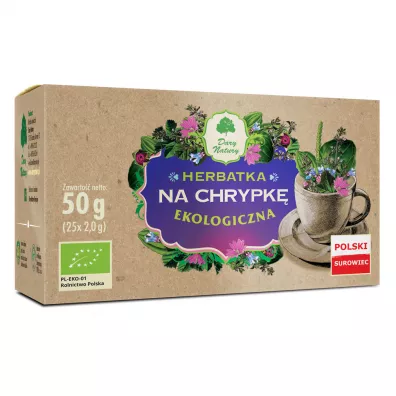 Dary Natury Herbatka na chrypk 50 g Bio
