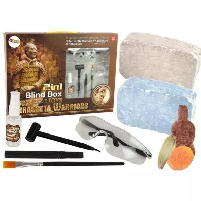 Zestaw archeologiczny 2w1 krysztay Leantoys