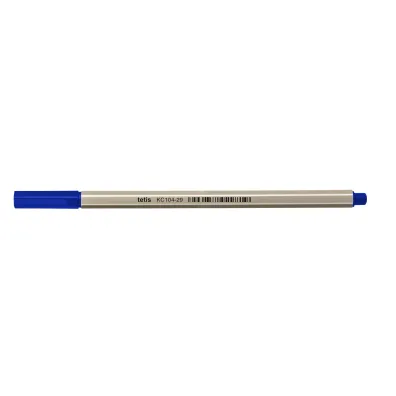 Tetis Cienkopis heksagonalny niebieski 0.7mm
